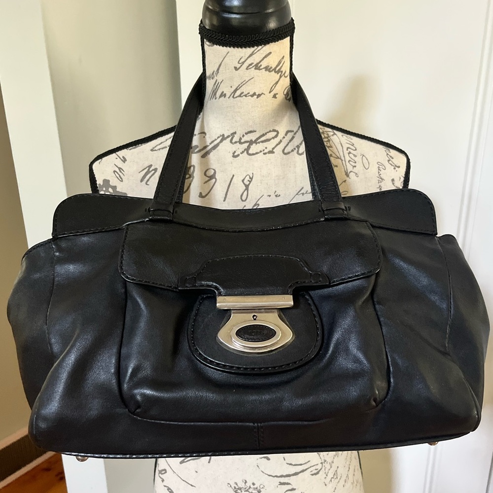Beautiful Tod's Black Leather Women's Bag.